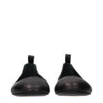 The Attico Ballet Flats Women Leather Black