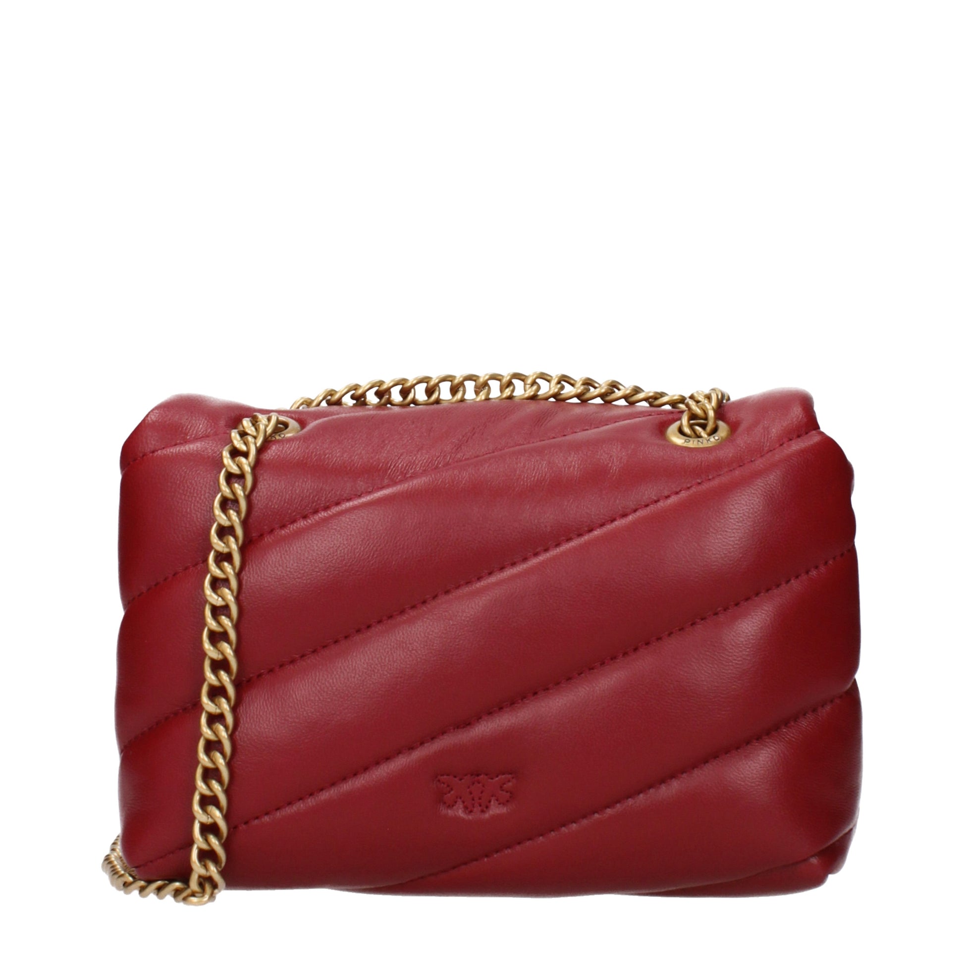 Pinko Shoulder Bags Women Leather Red/Dark Red