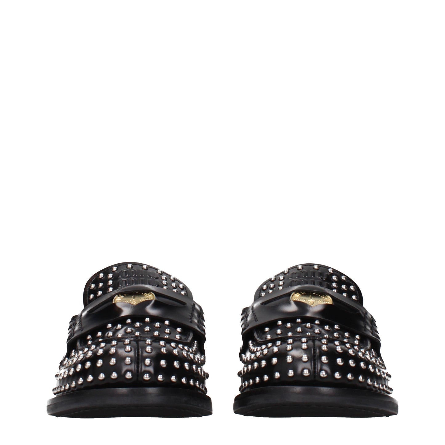 Miu Miu Loafers Women Leather Black