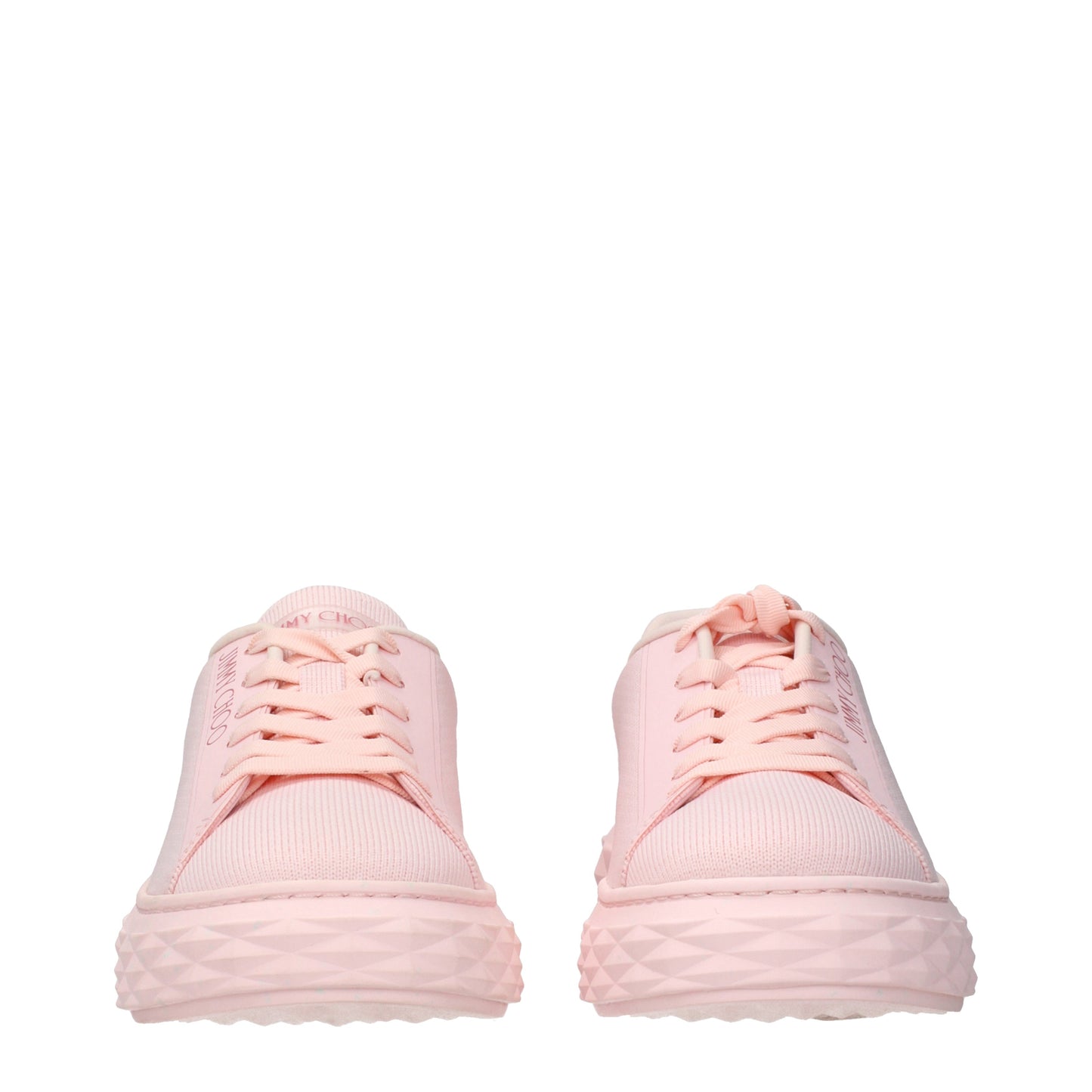 Jimmy Choo Women's Sneakers Fabric Powder