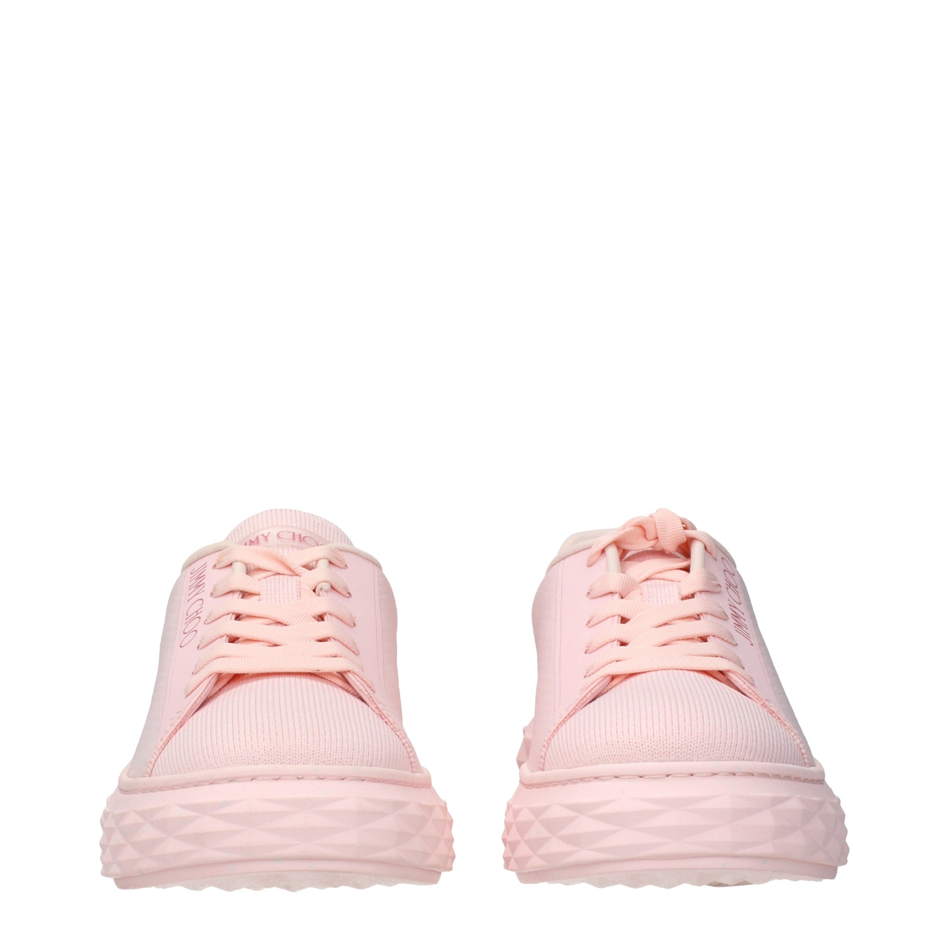 Jimmy Choo Women's Sneakers Fabric Powder
