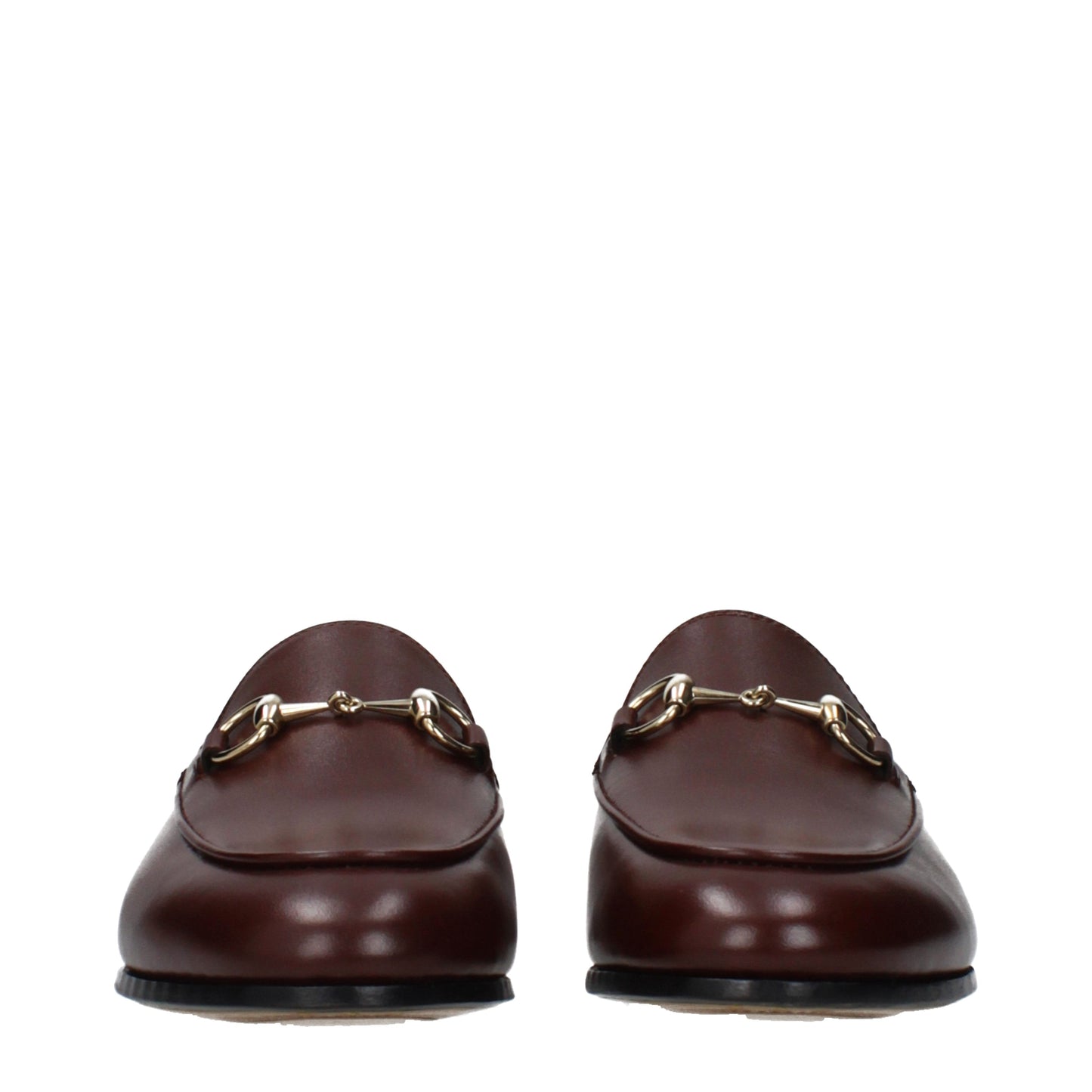 Gucci Loafers Women Leather Brown/Chestnut