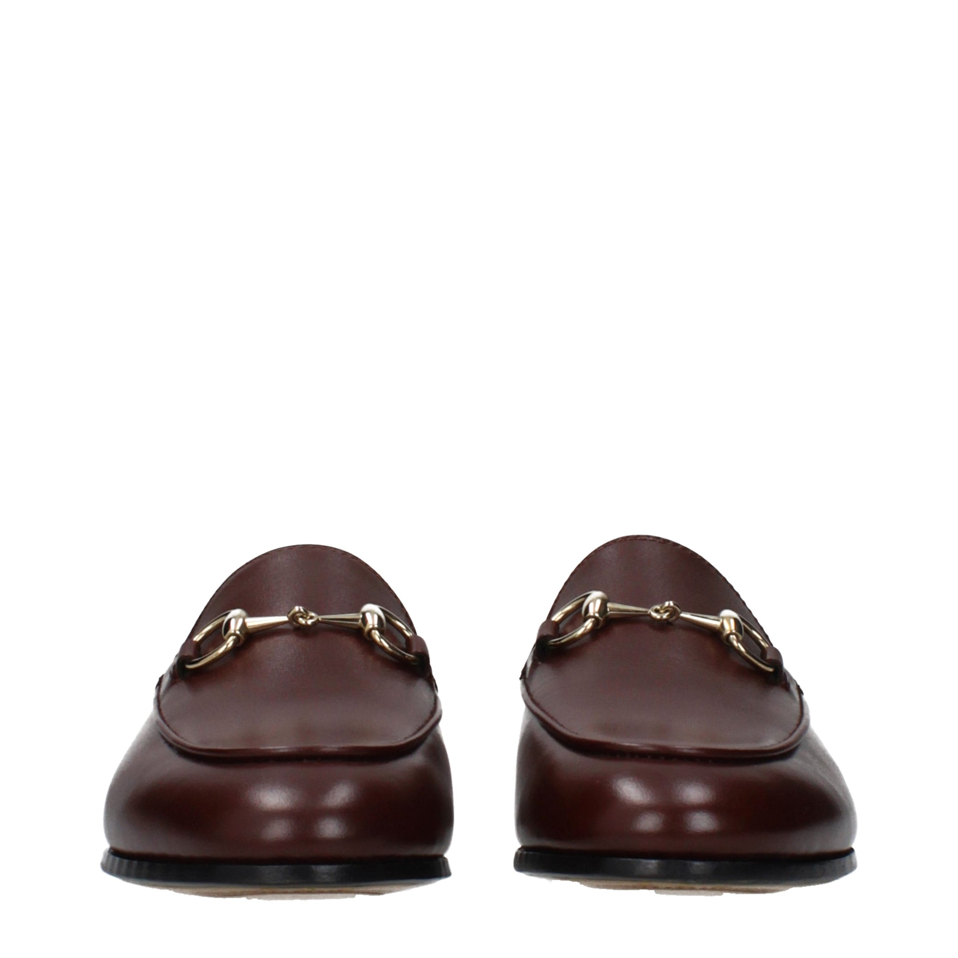 Gucci Loafers Women Leather Brown/Chestnut