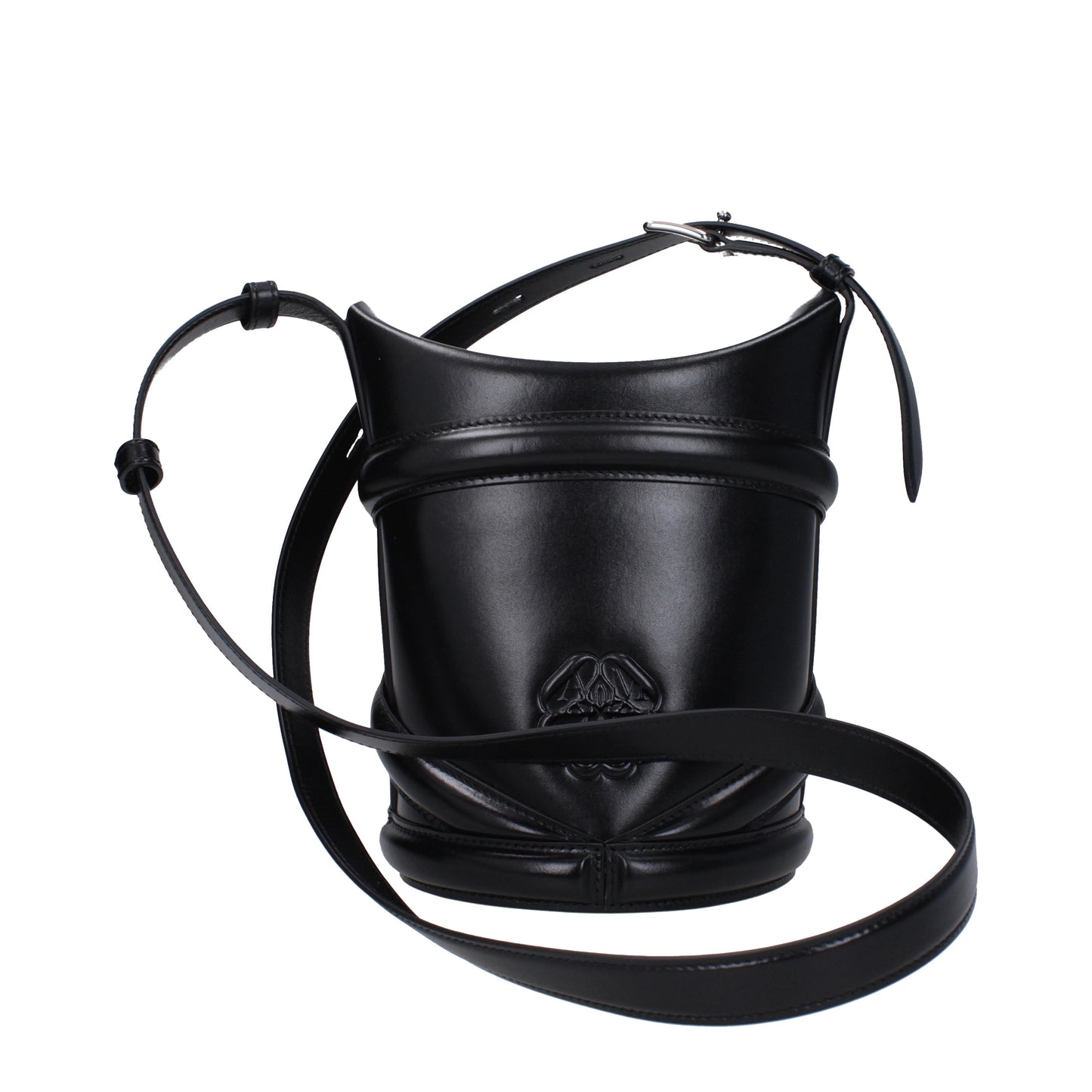 Alexander McQueen Crossbody Bags Women Leather Black