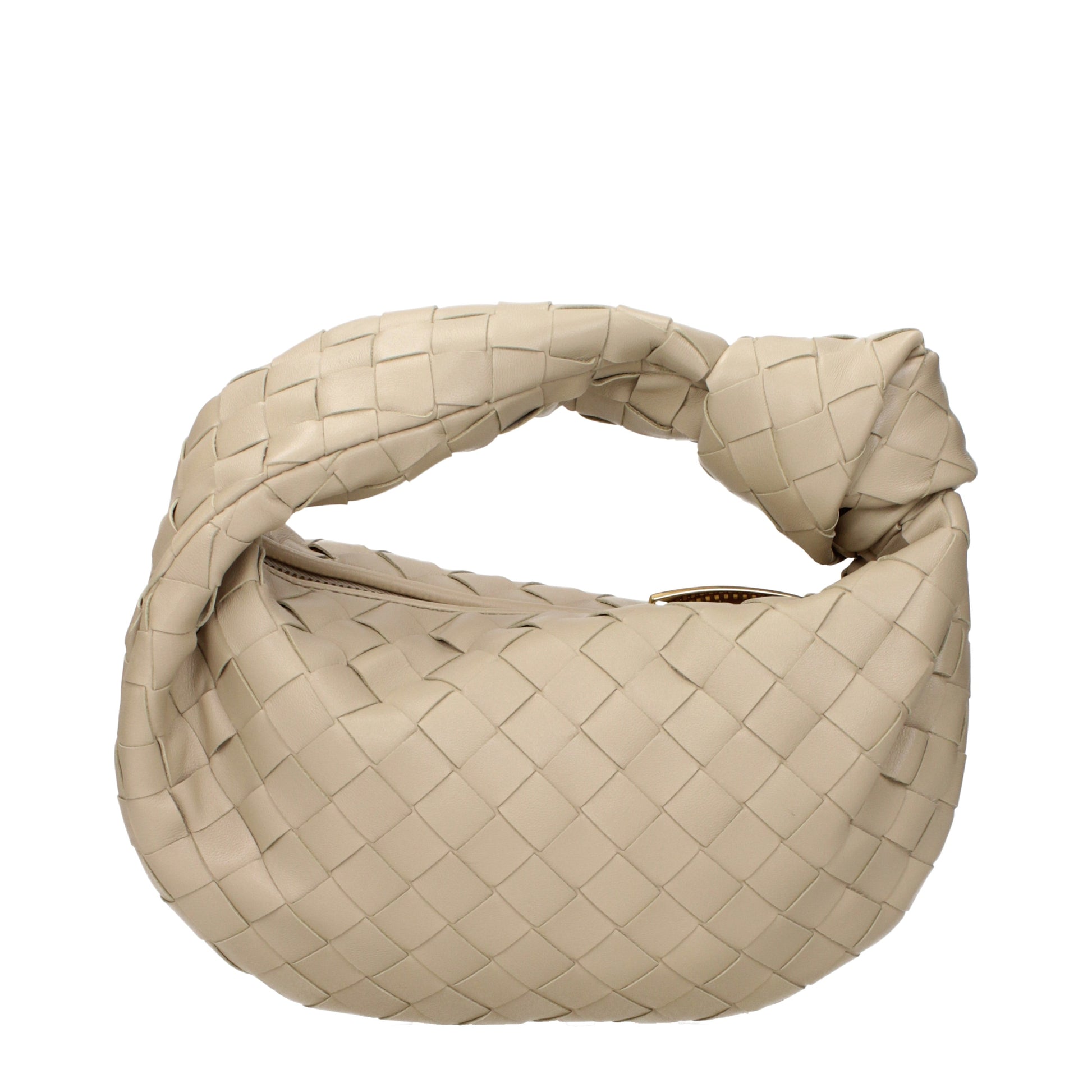 Bottega Veneta Handbags Women Leather Beige/Ecru