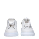 Alexander McQueen Sneakers Men Leather White/Moonstone