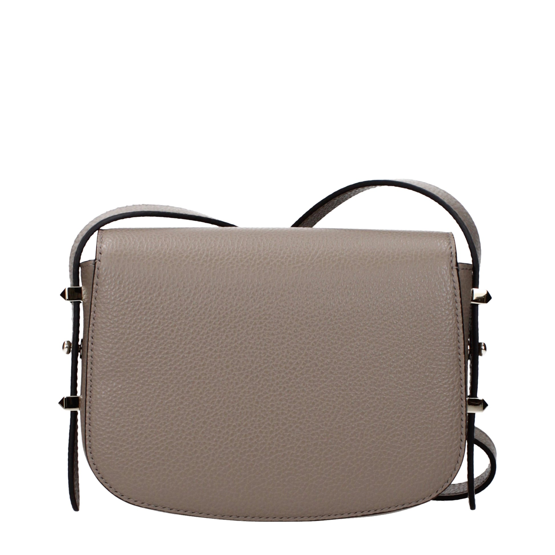 Jimmy Choo Crossbody Bags Women Leather Gray/Taupe
