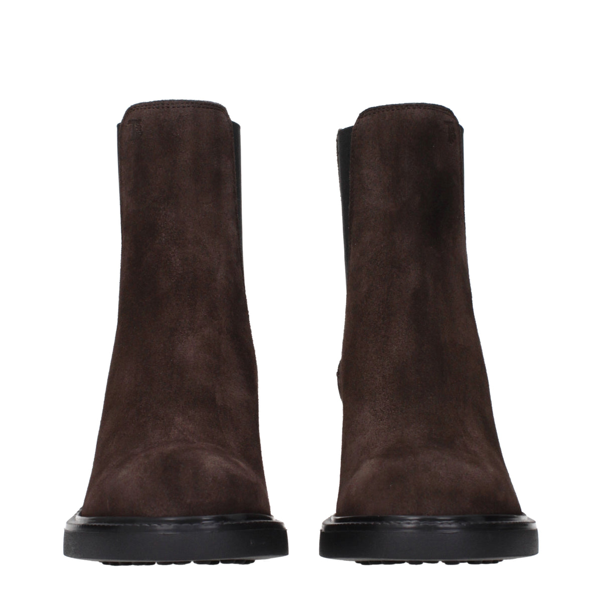 Tod's Ankle Boots Women Suede Brown/Rosewood