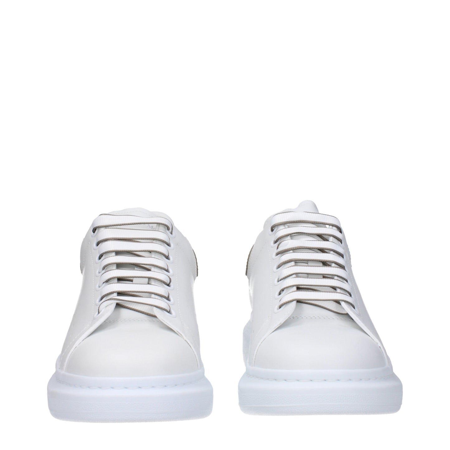 Alexander McQueen Men's Sneakers in Leather White/Moonstone