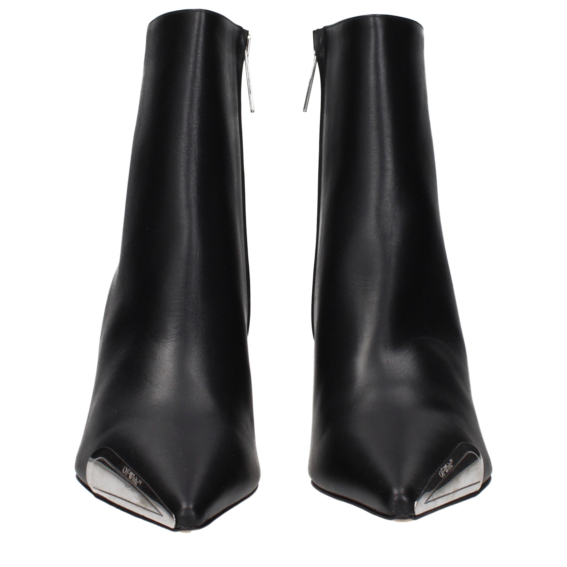 Off-White Women's Ankle Boots Leather