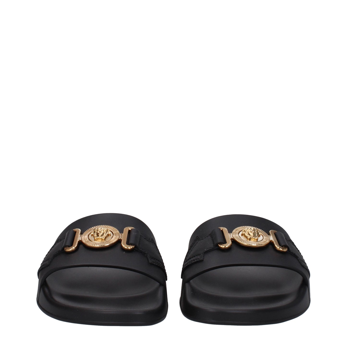 Versace Women's Sandals & Slippers in Leather Black