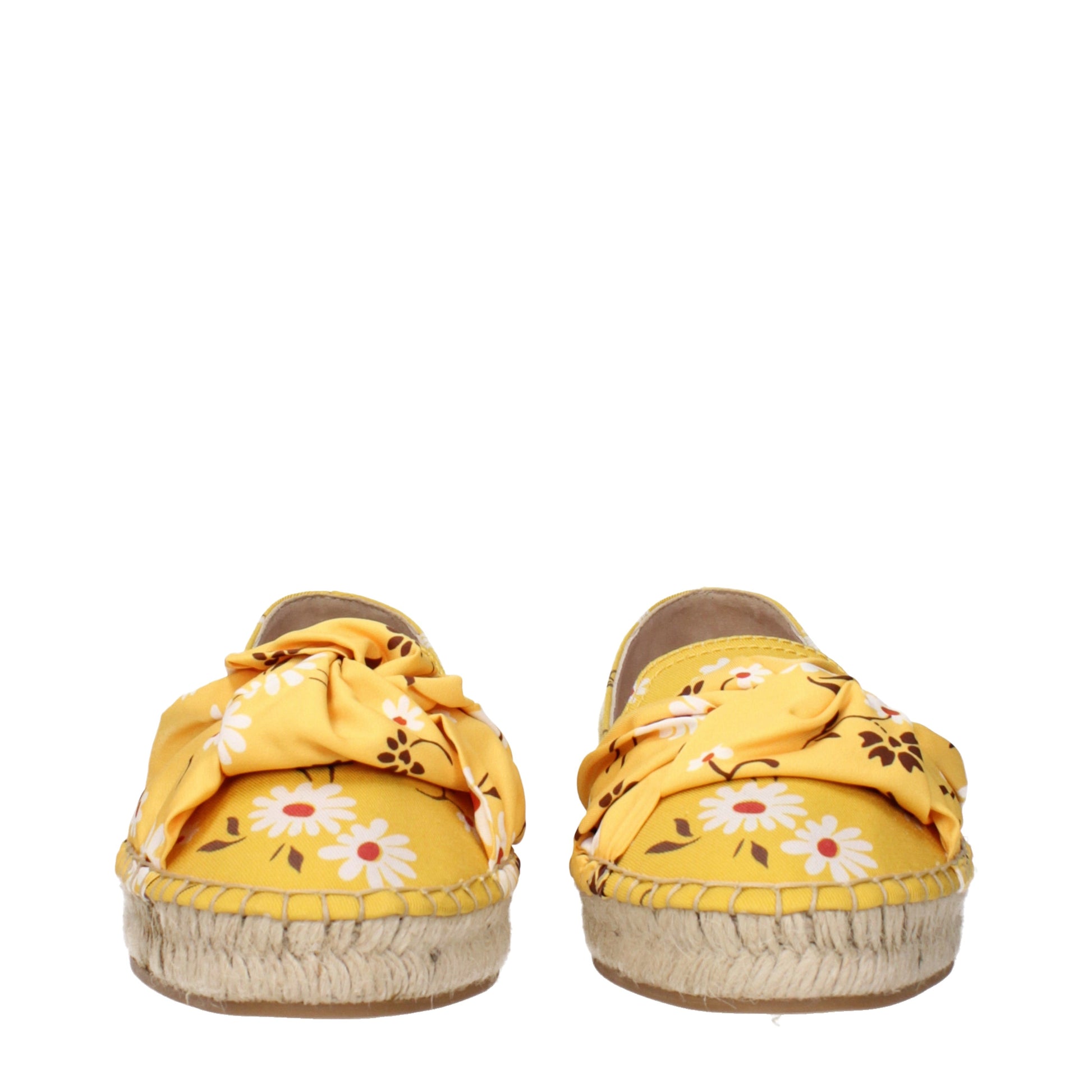 Miu Miu Women's Espadrilles Fabric Yellow