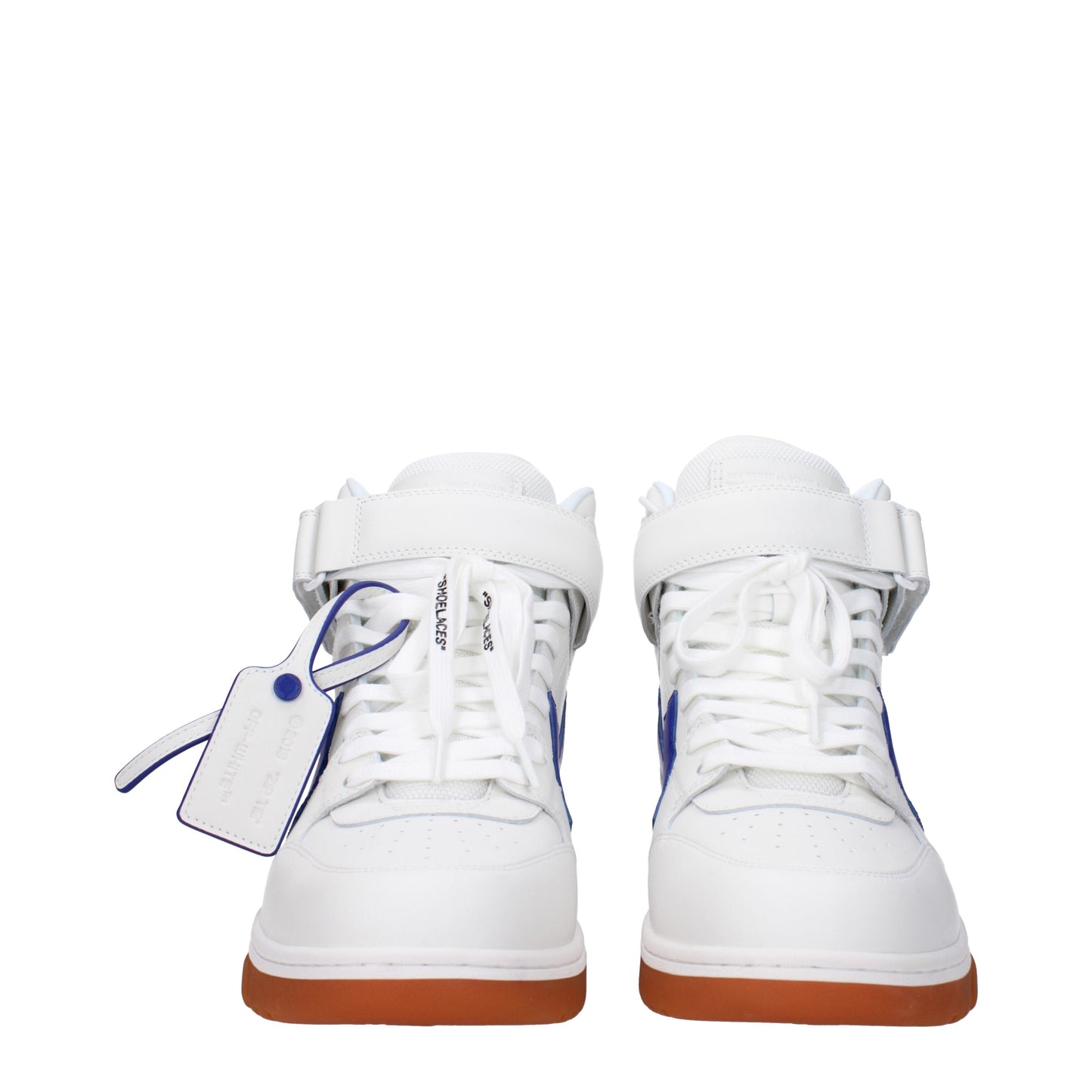 Off-White Men's Sneakers in Leather White/Blue