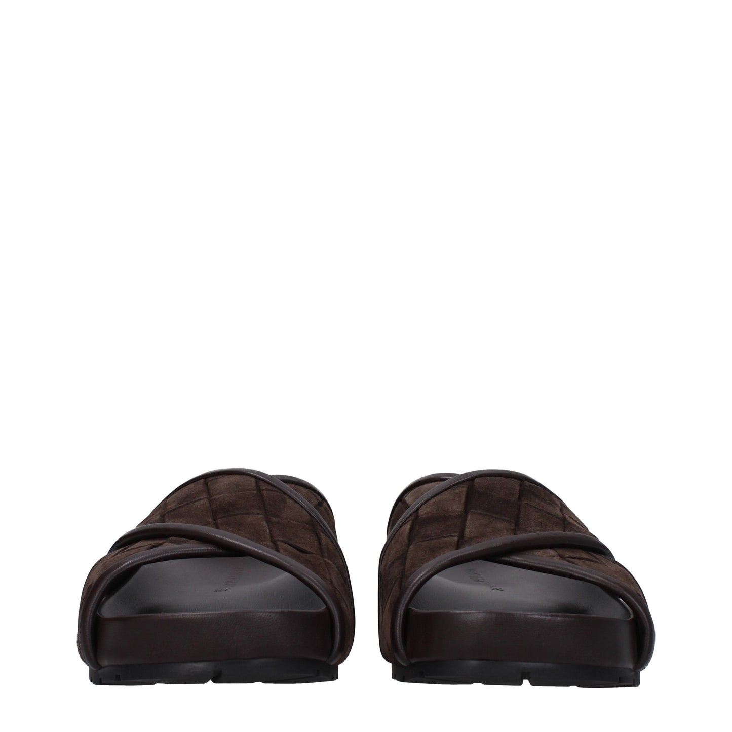 Bottega Veneta Men's Slippers and Clogs Suede Chocolate