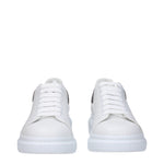 Alexander McQueen Sneakers Men Leather White/Burgundy