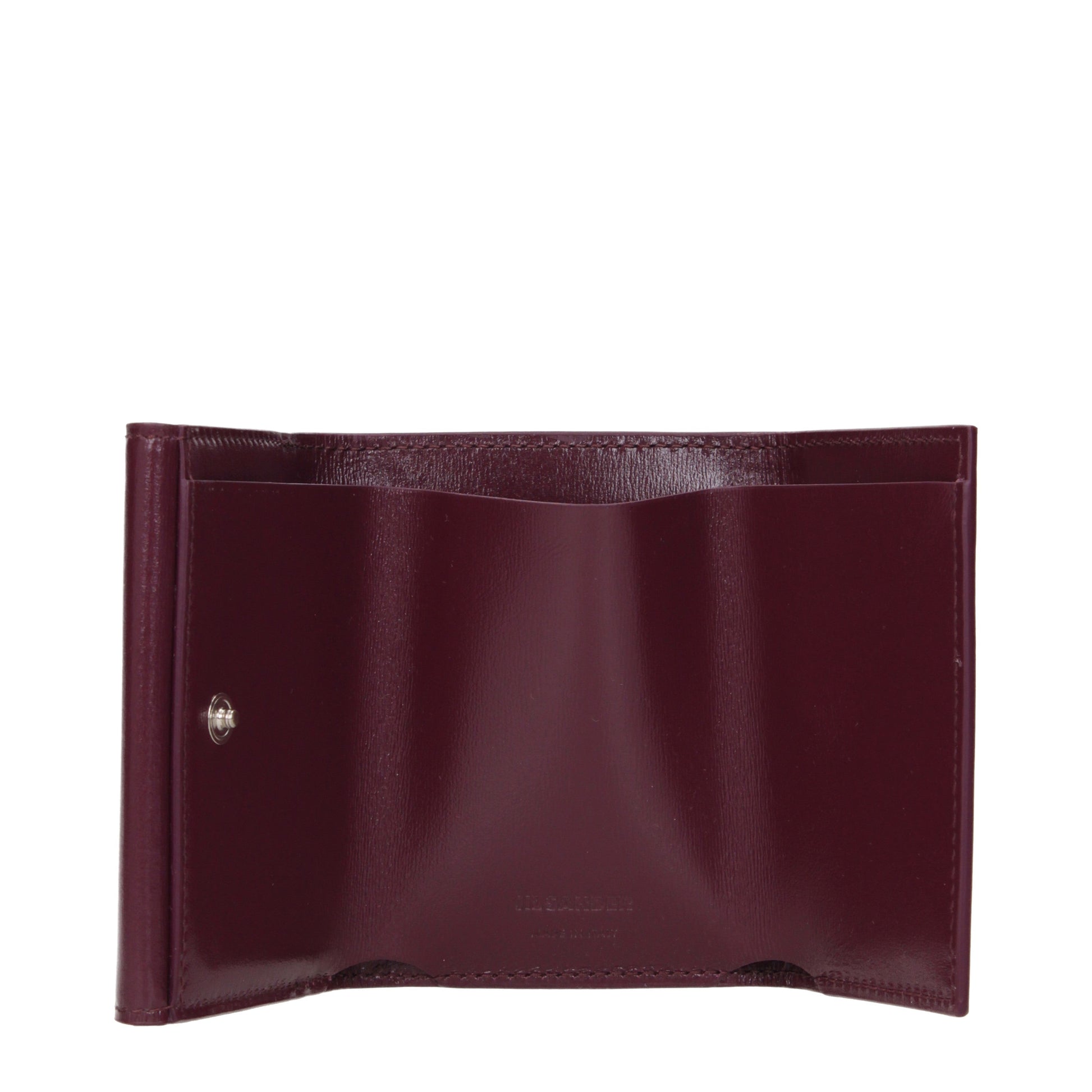 Jil Sander Wallets Women Leather Red/Dark Orchid
