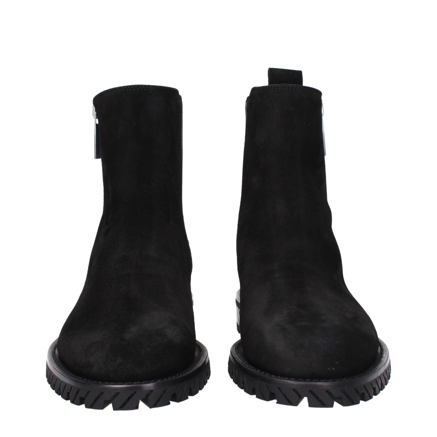 Off-White Men's Boots in Suede Black