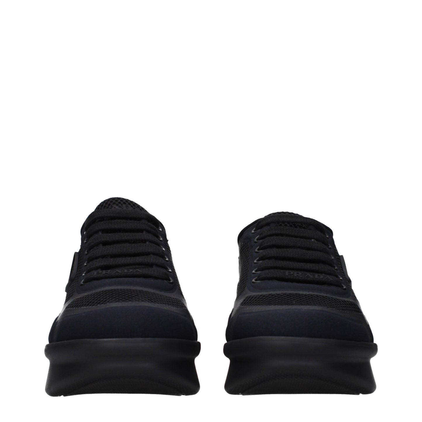 Prada Sneakers Women Fabric  Black