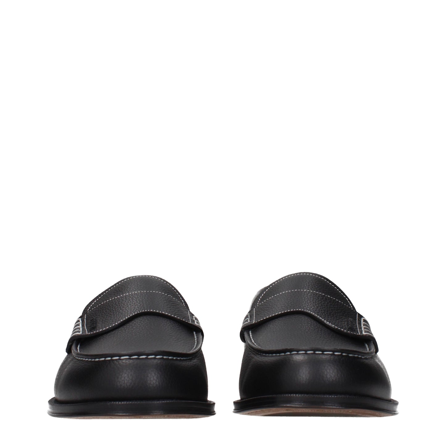 Christian Dior Loafers Men Leather Black