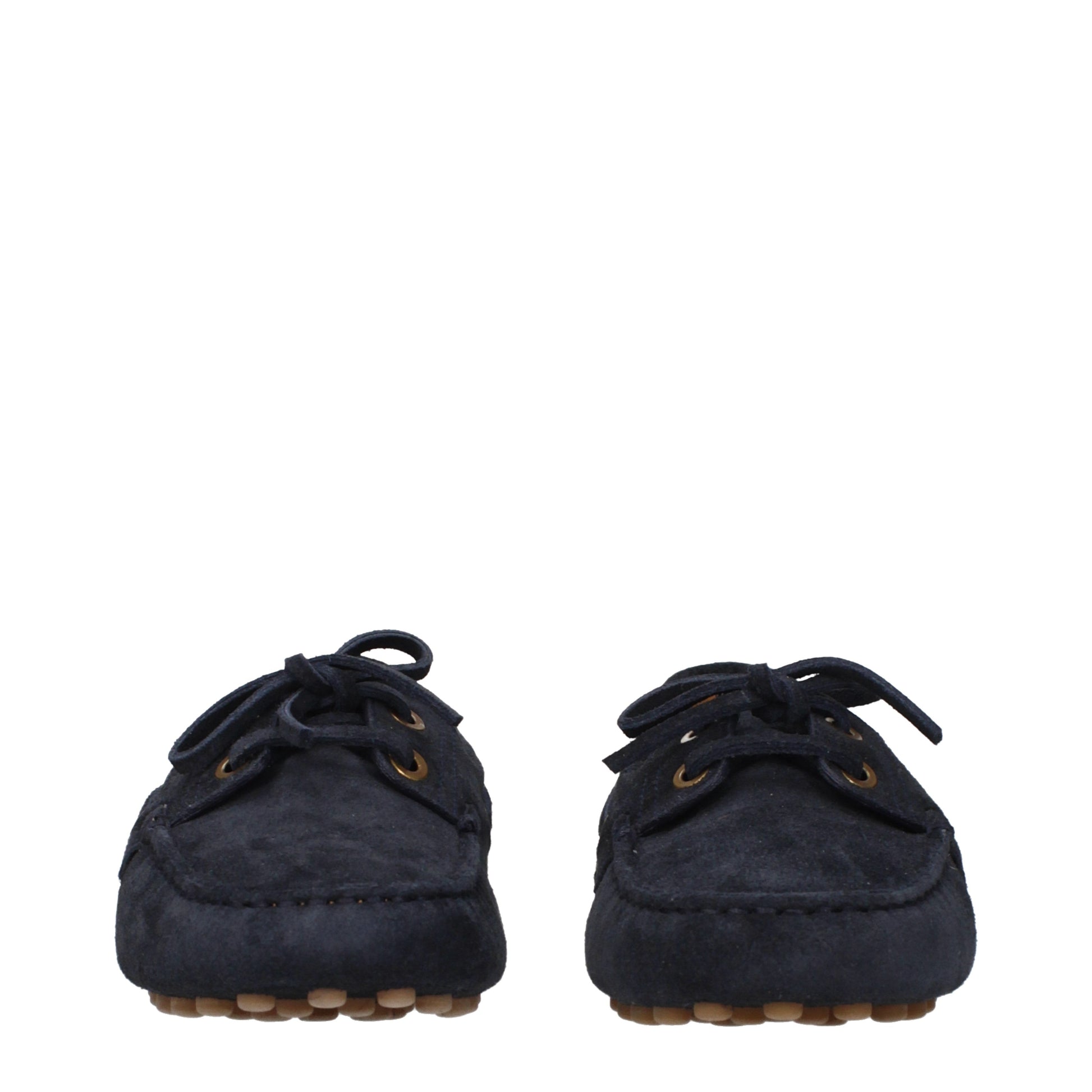 Tod's Loafers Women Suede Blue