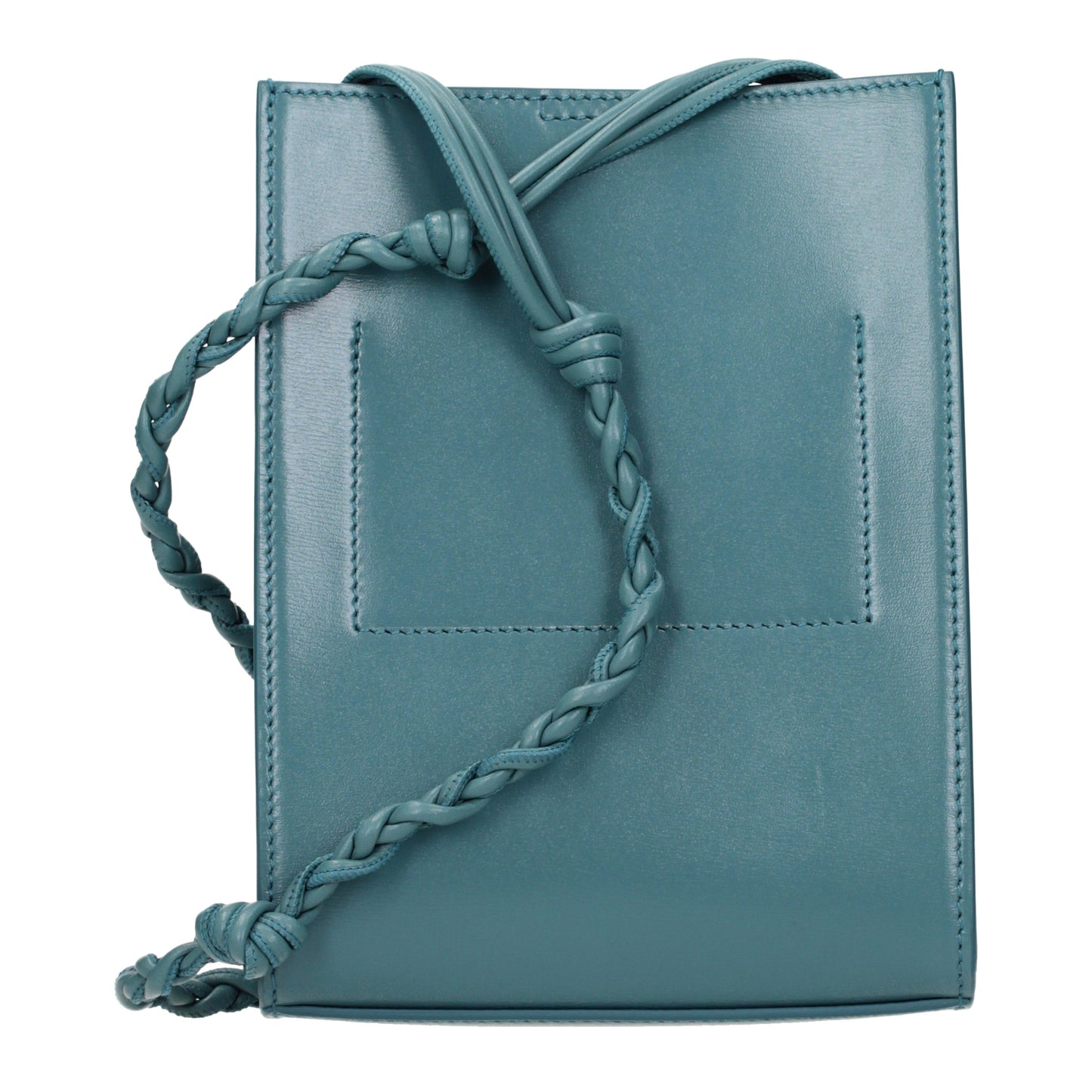 Jil Sander Crossbody Bags Women Leather Green/Lagoon