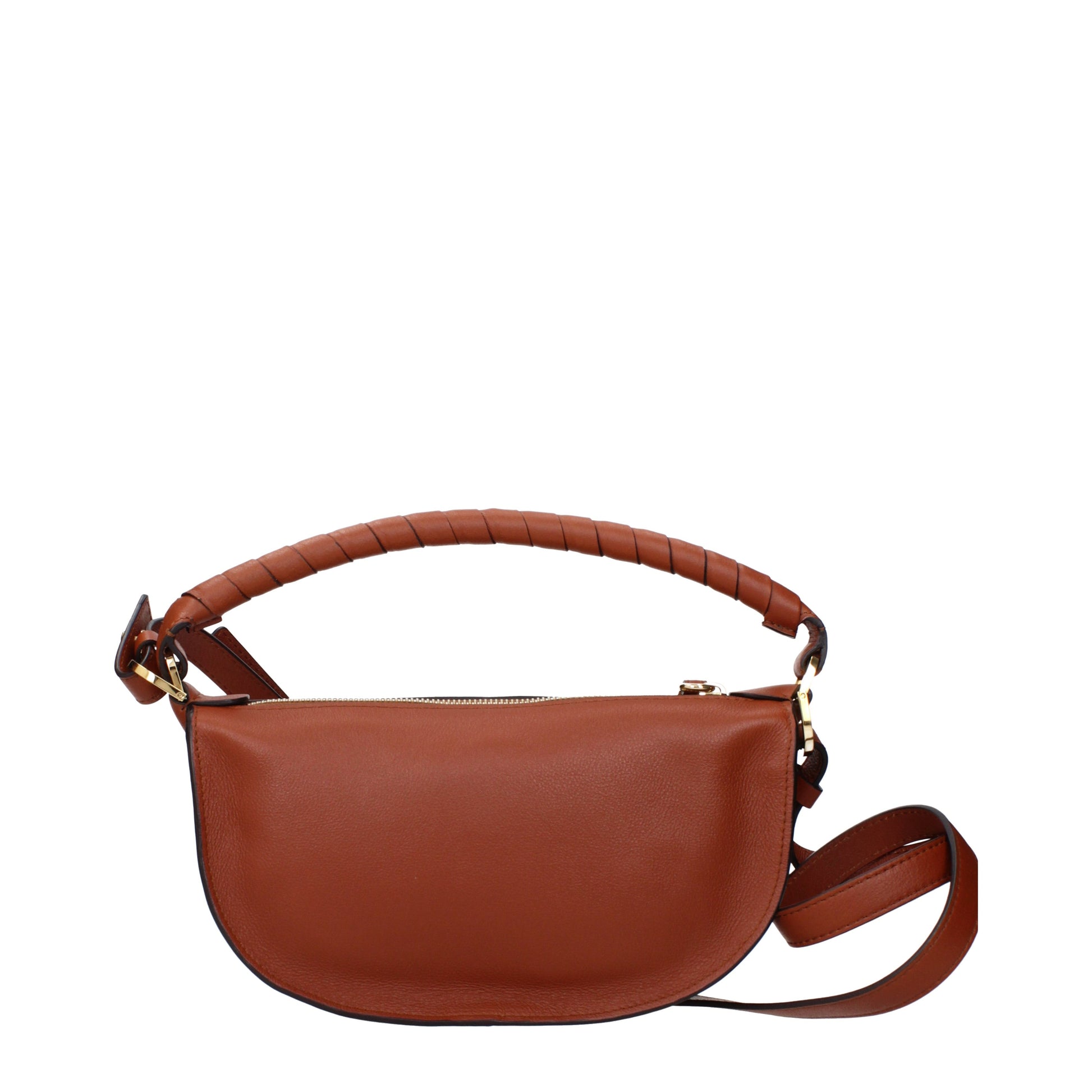 Chloé Handbags Women Leather Brown/Clay