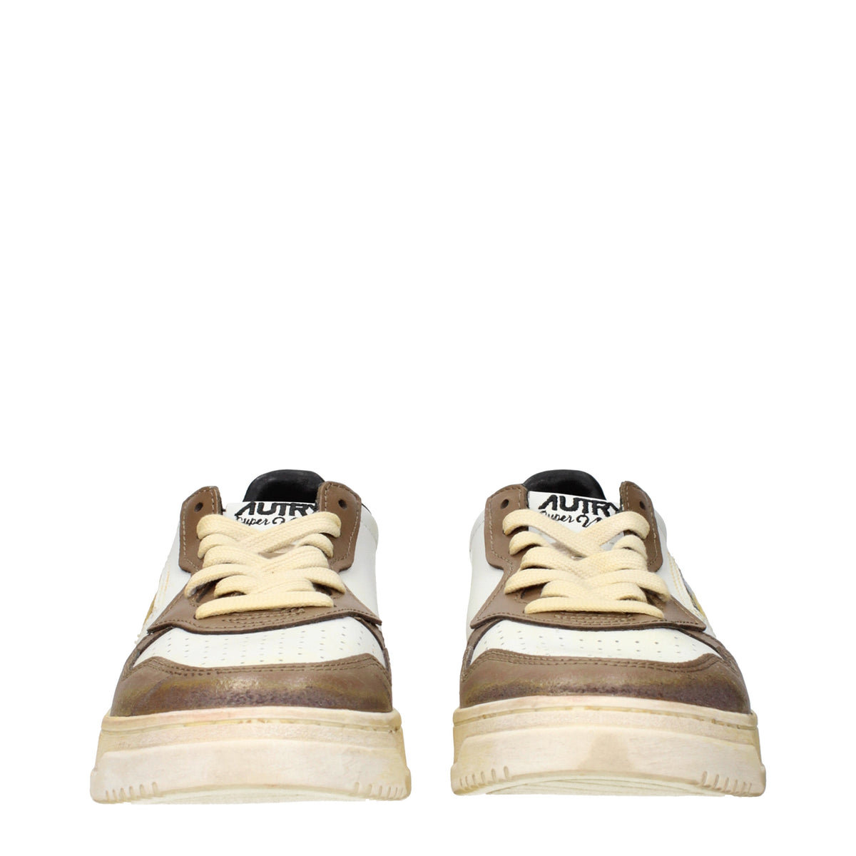 Autry Sneakers Men Leather White/Malt Brown