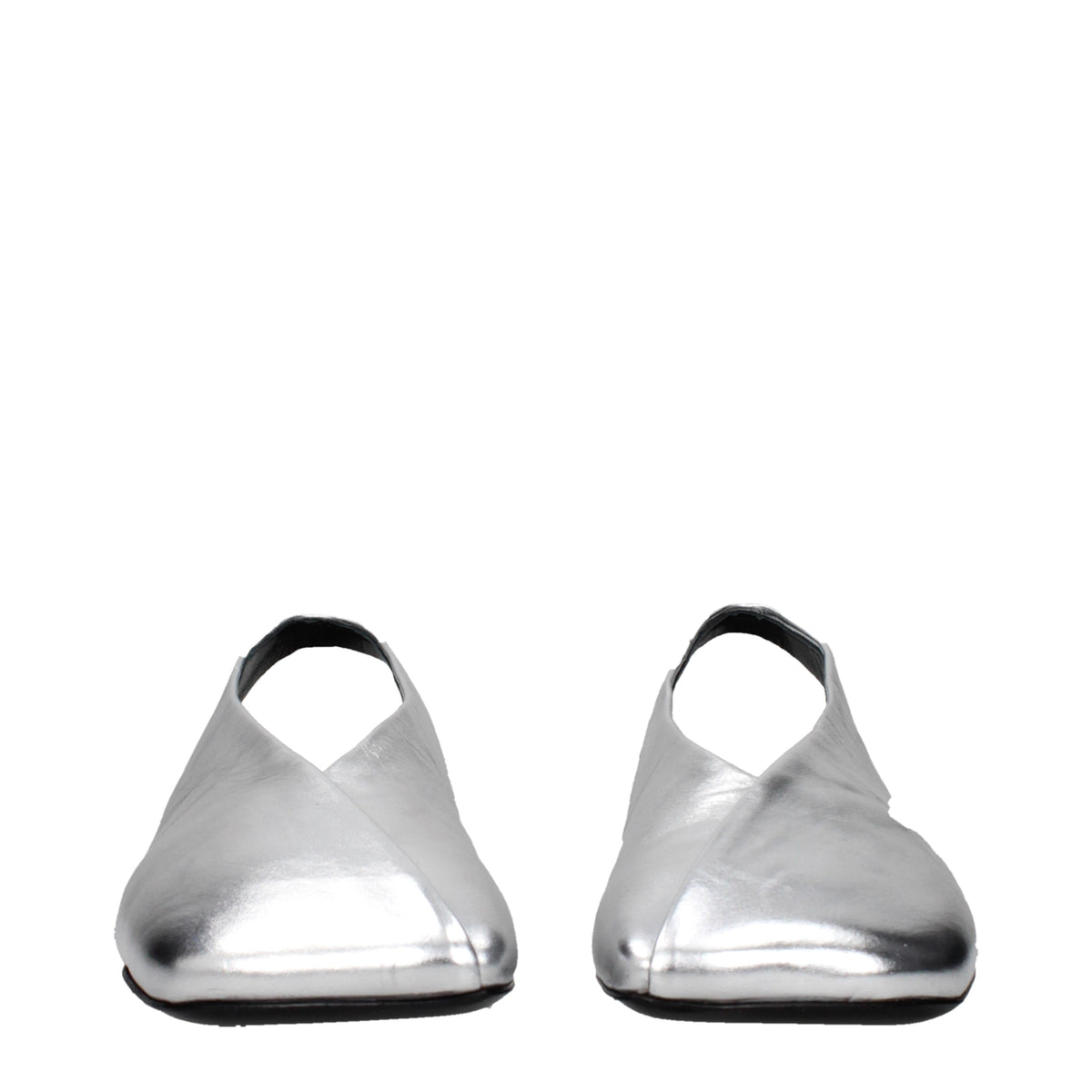 Jil Sander Sandals Women Leather Silver