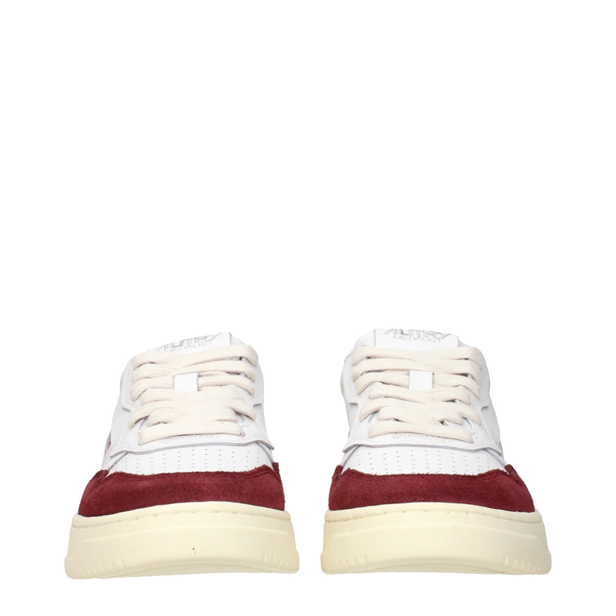 Autry Sneakers Women Leather White/Burgundy