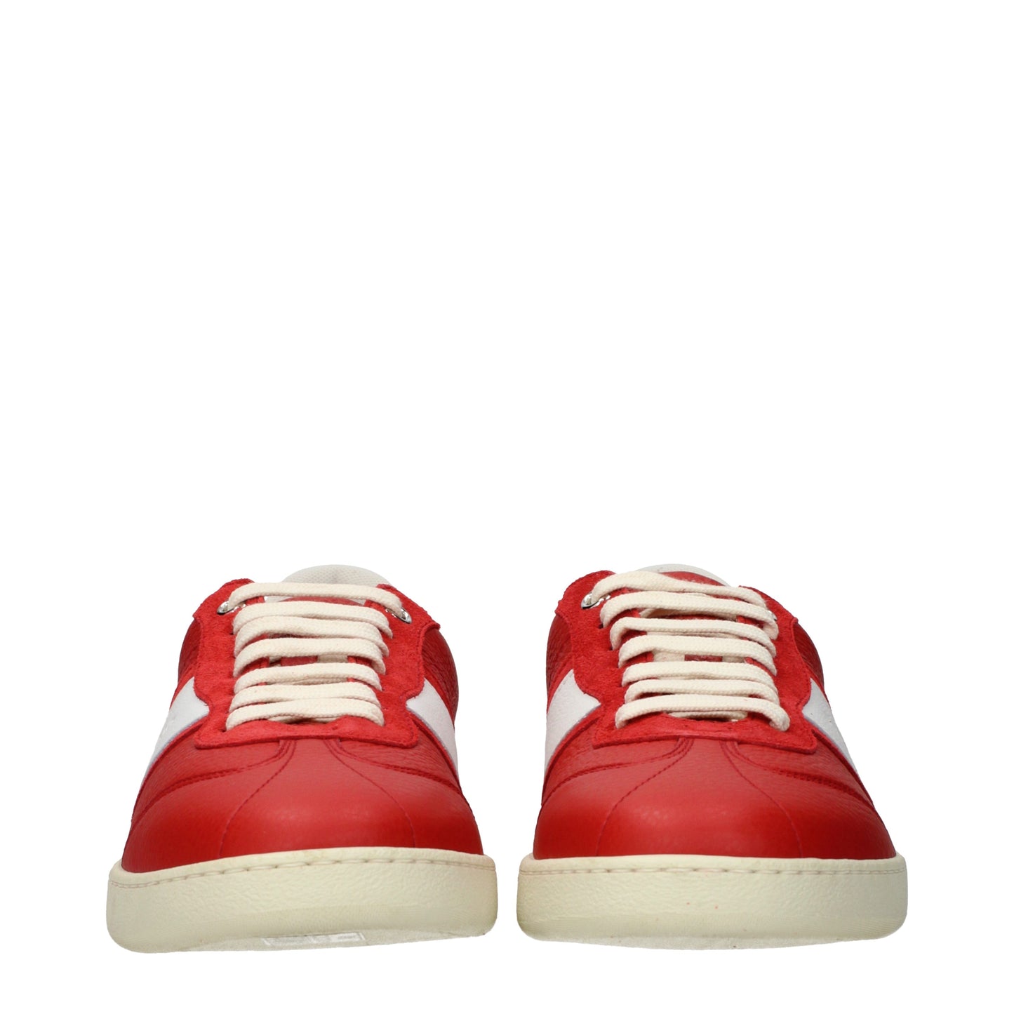 Salvatore Ferragamo Sneakers Men Leather Red/Flame