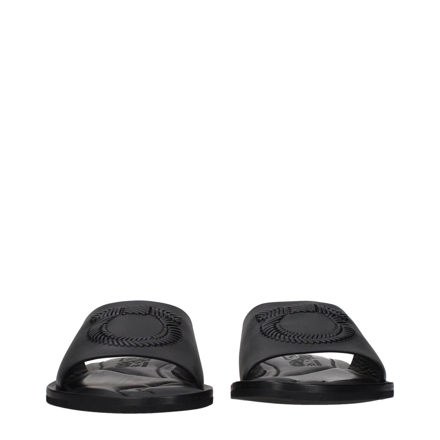Salvatore Ferragamo Slippers and Clogs Men Leather Black
