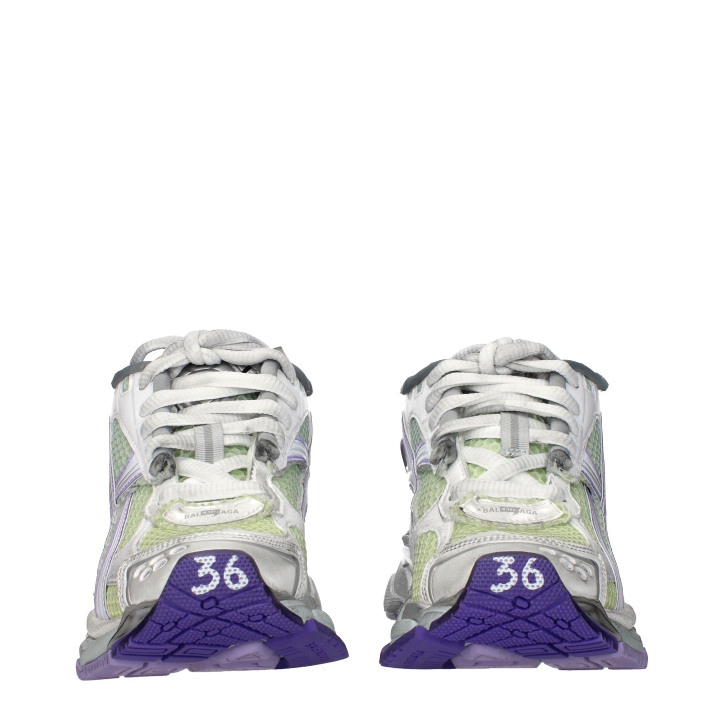 Balenciaga Sneakers Women Fabric  Gray/Lilac
