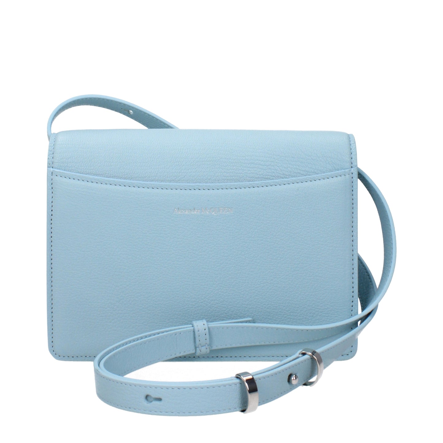 Alexander McQueen Crossbody Bags Women Leather Heavenly/Pale Blue