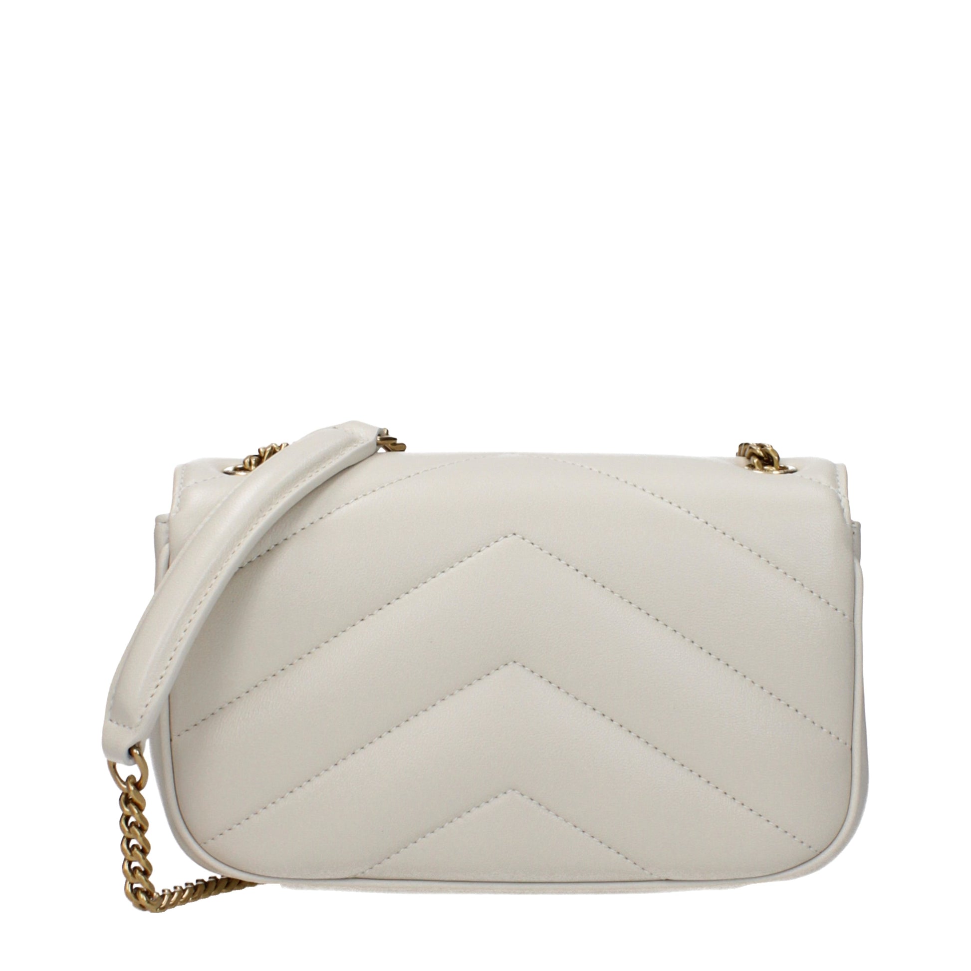 Saint Laurent Women's Crossbody Bags Leather Cream