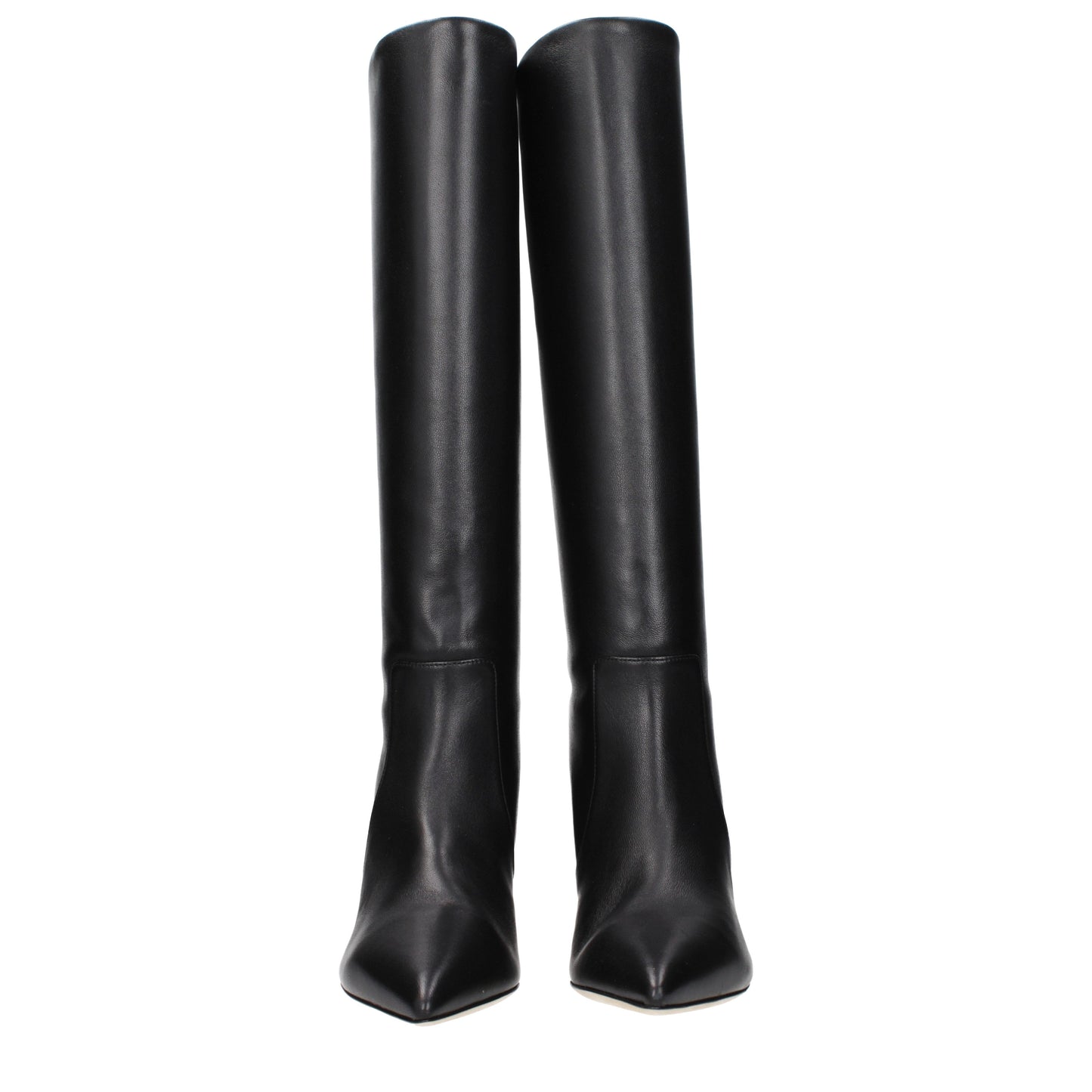 Paris Texas Boots Women Leather Black