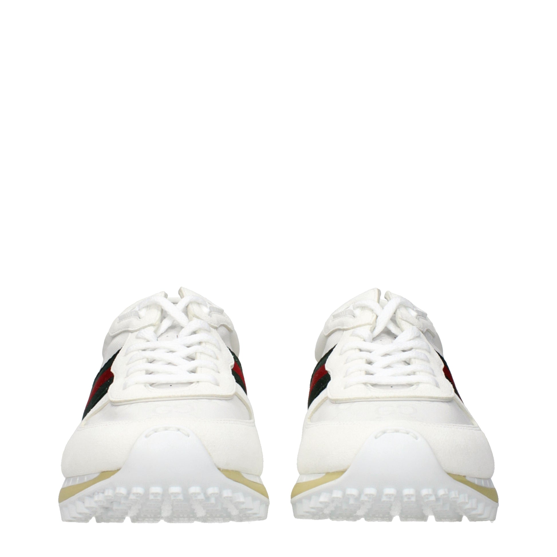 Gucci Sneakers Men Fabric  White