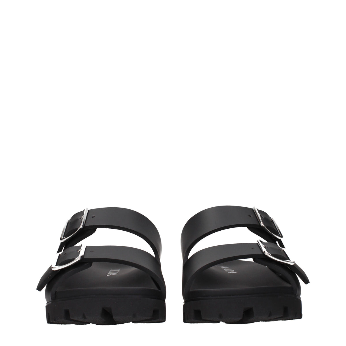 Prada Slippers and Clogs Men Leather Black