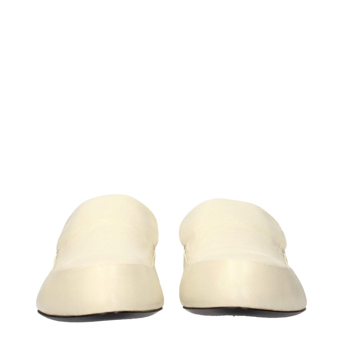 Jil Sander Loafers Women Leather Beige/Chalk