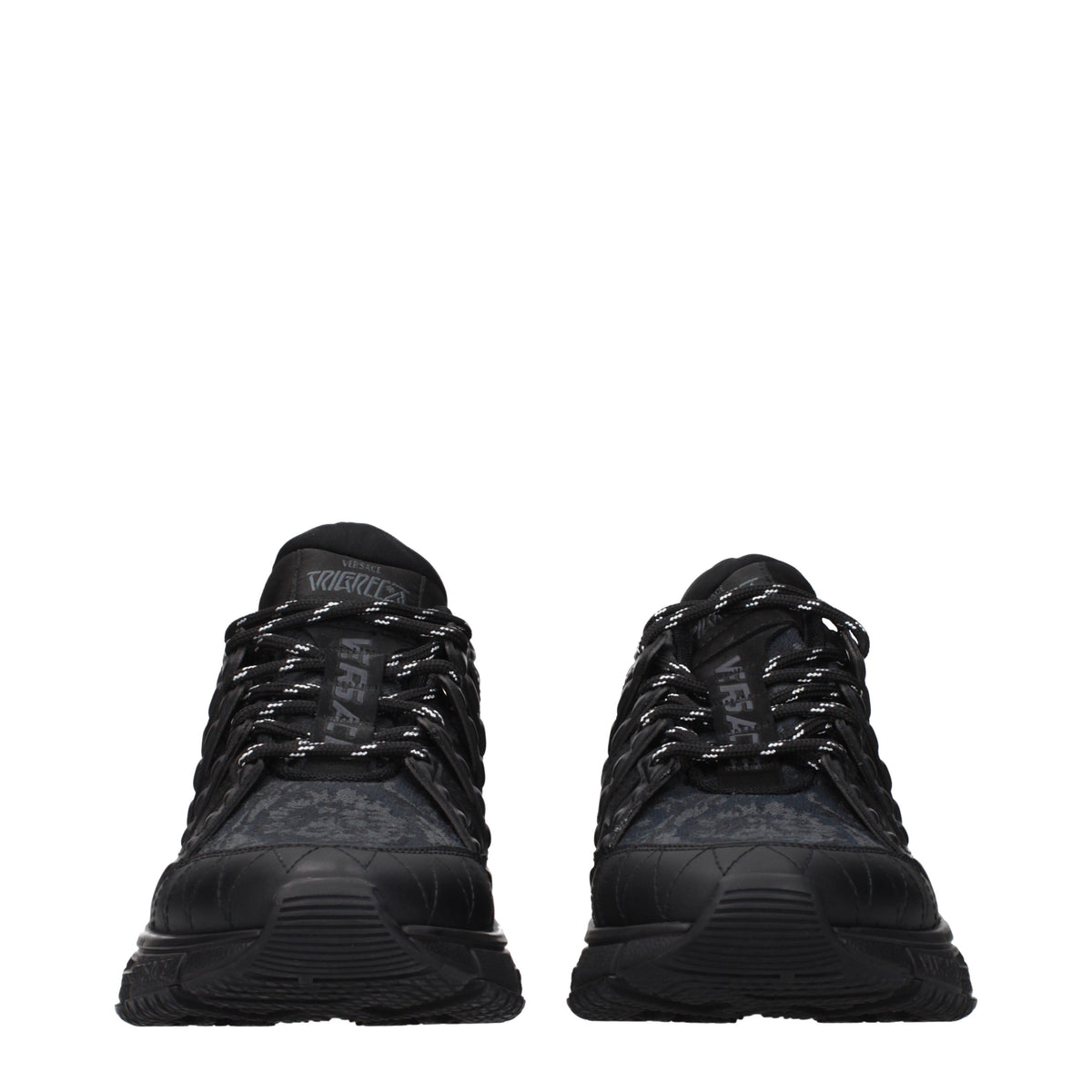 Versace Sneakers Men Fabric  Black/Anthracite