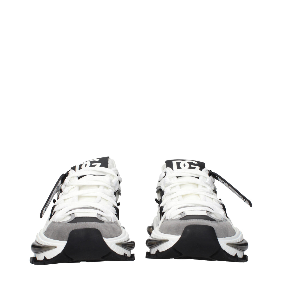 Dolce&Gabbana Sneakers Men Fabric  White/Black