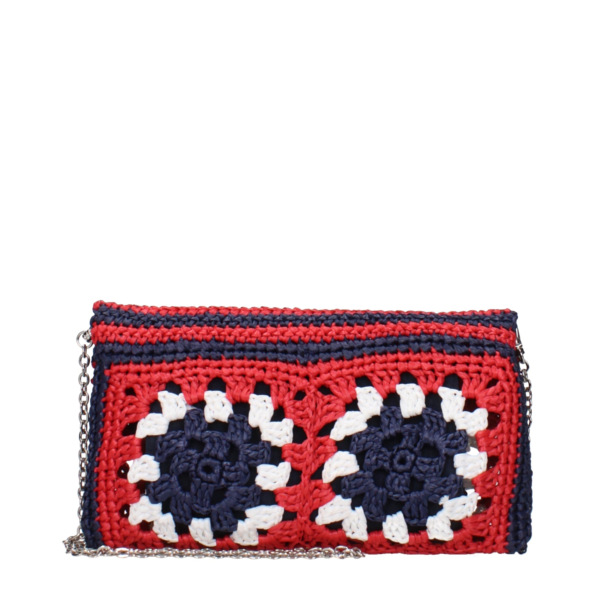Miu Miu Women's Clutches Raffia Multicolor