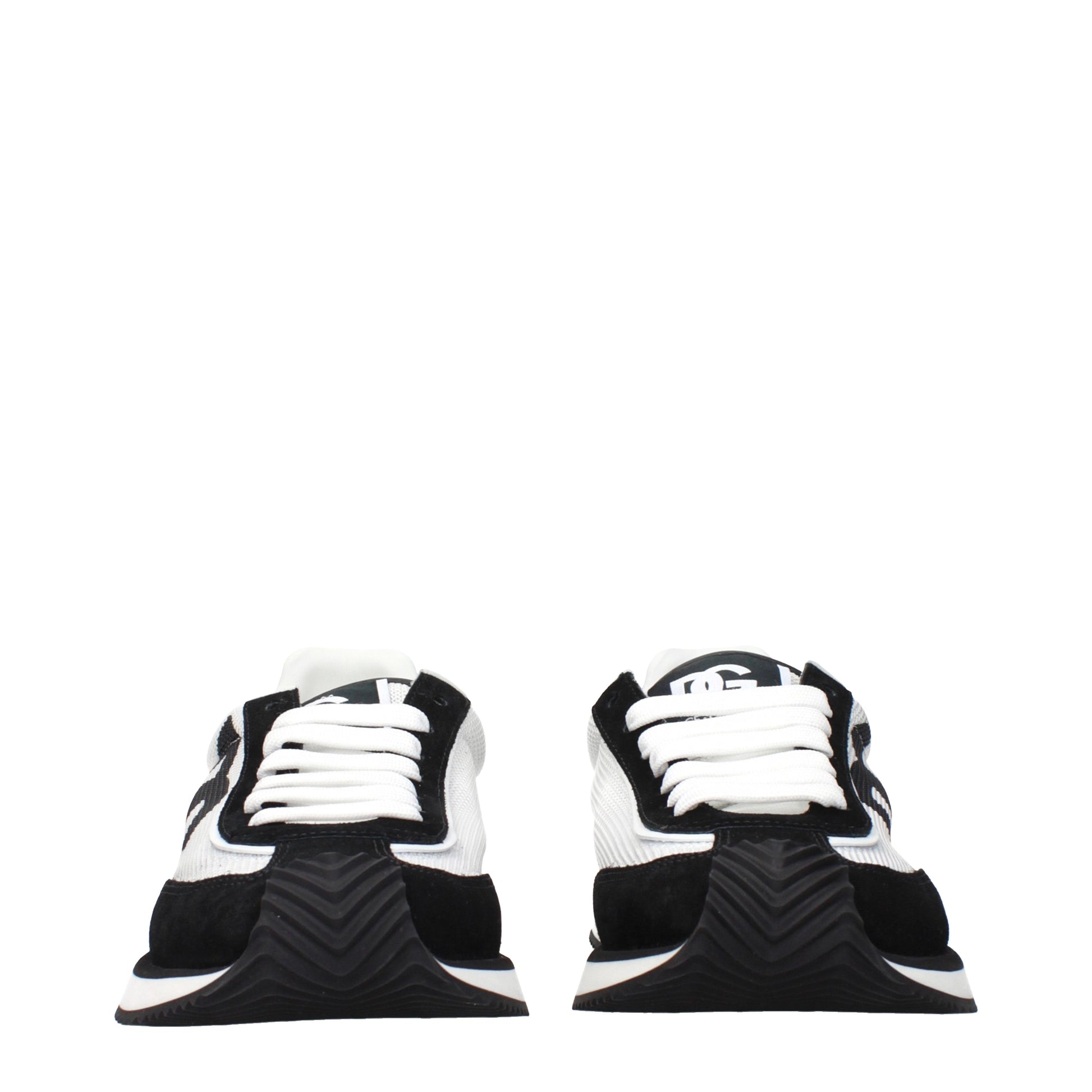 Dolce&Gabbana Sneakers Men Fabric  White/Black