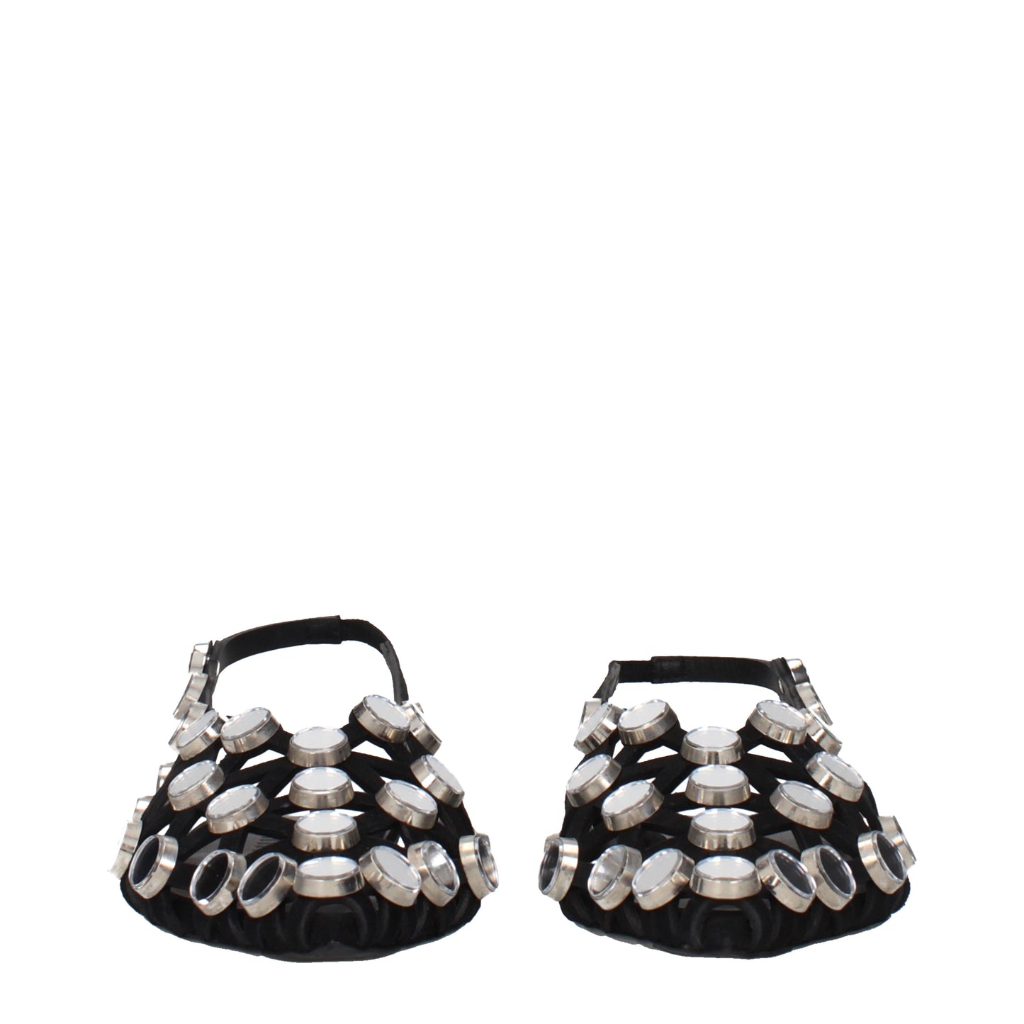 The Attico Ballet Flats Women Suede Black