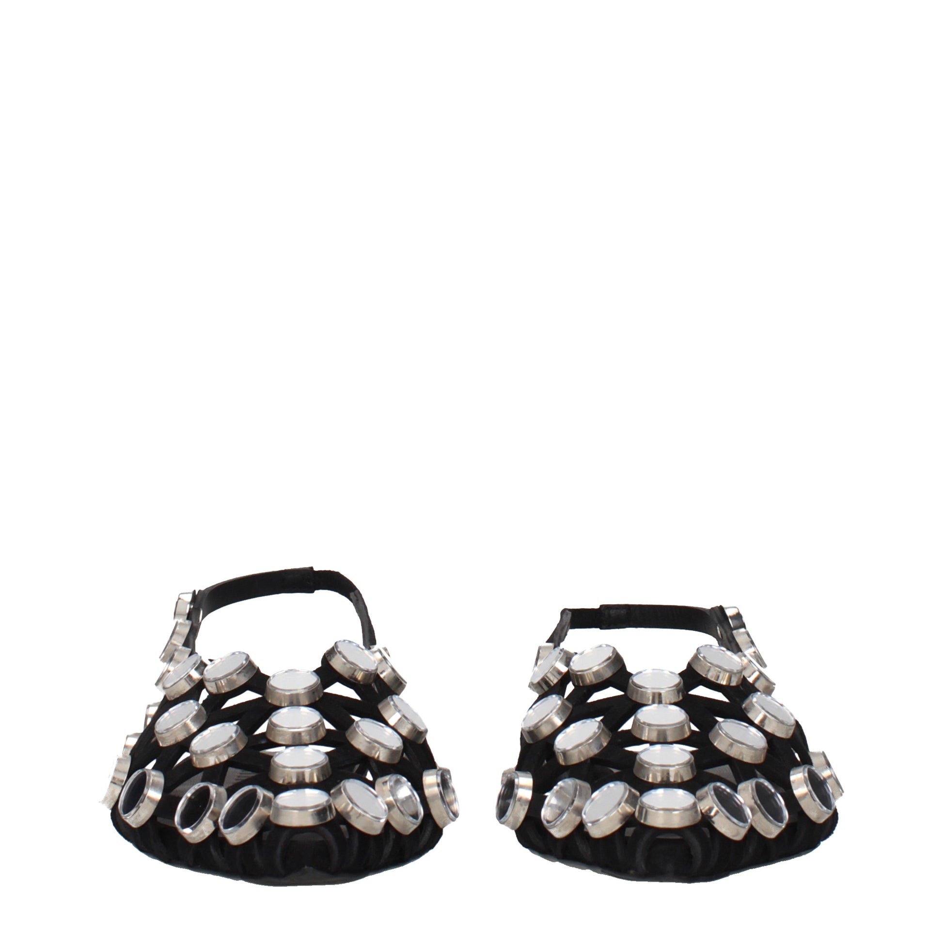 The Attico Ballet Flats Women Suede Black