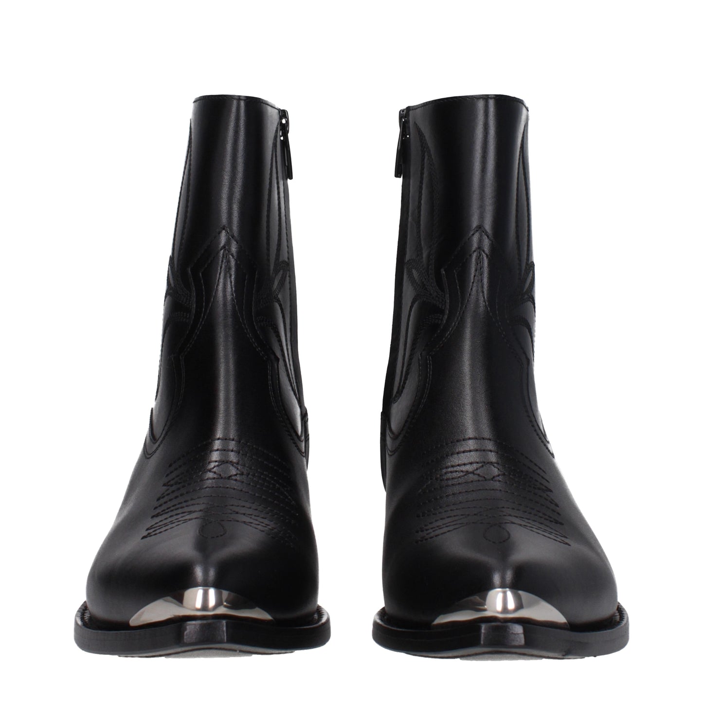 Celine Men's Boots in Leather Black