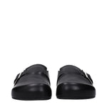 Loewe Slippers and Clogs Men Leather Black