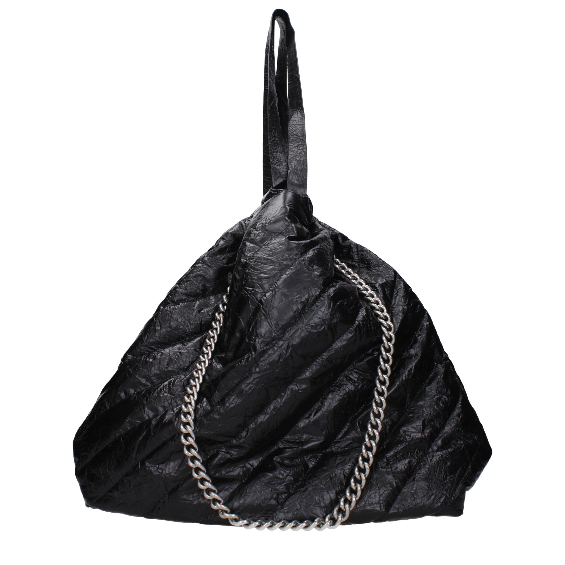 Balenciaga Shoulder Bags Women Leather Black