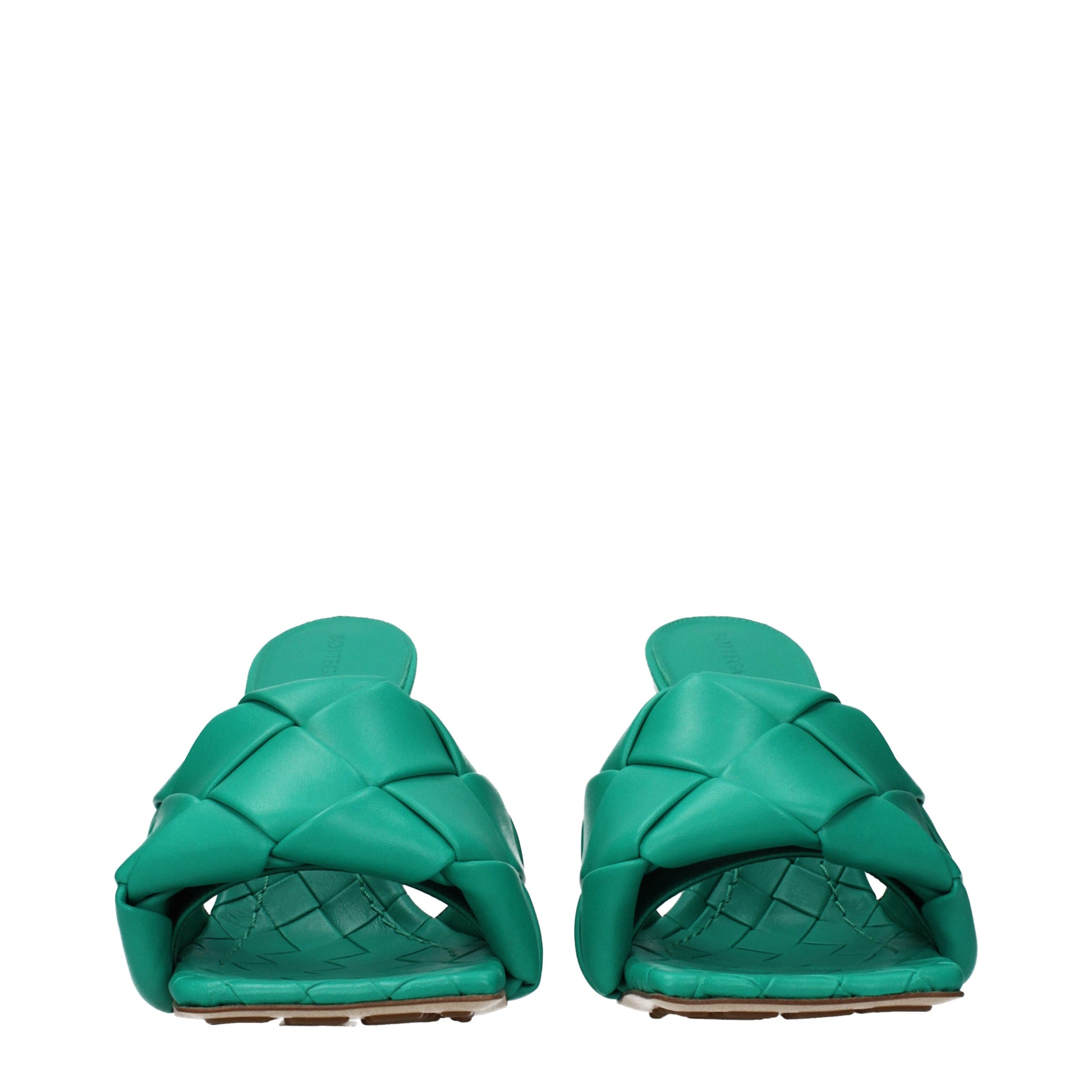 Bottega Veneta Women's Sandals Leather Turquoise