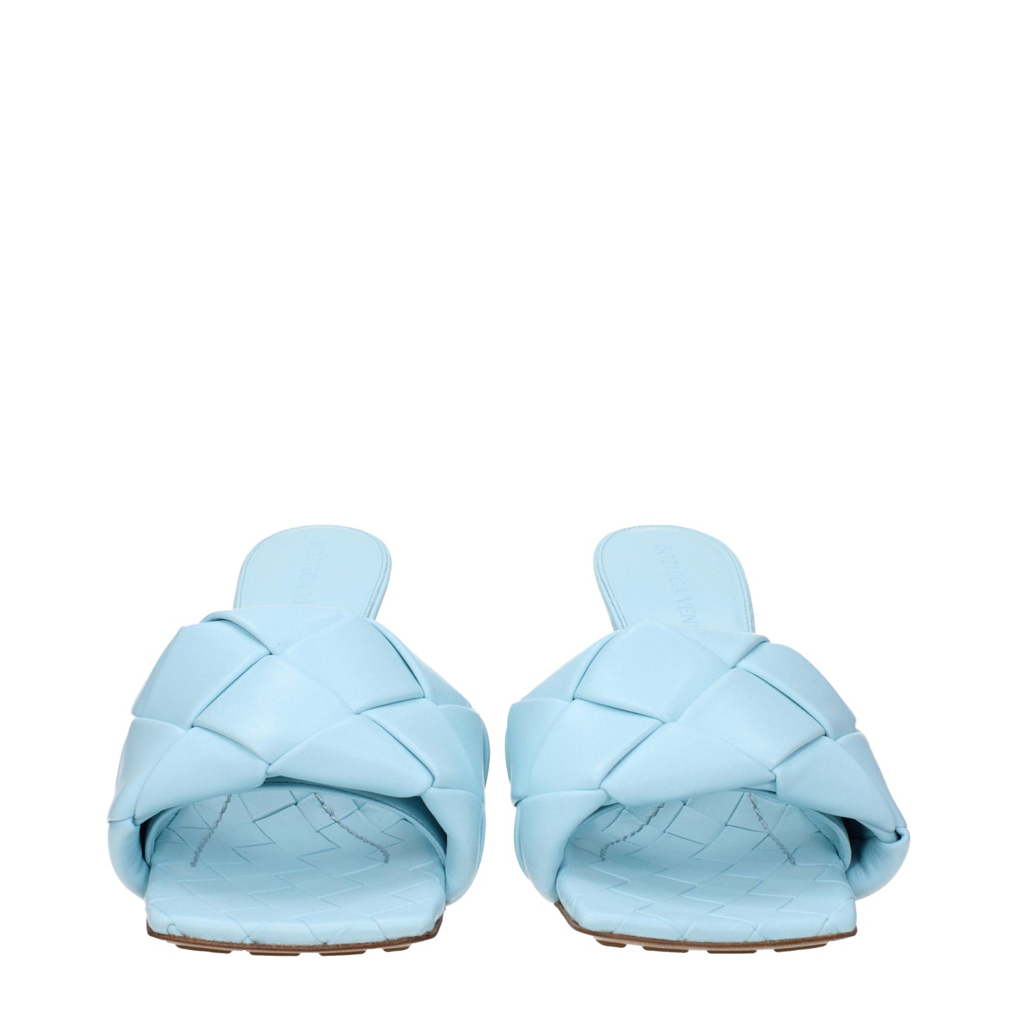 Bottega Veneta Women's Sandals in Leather Heavenly/Pale Blue