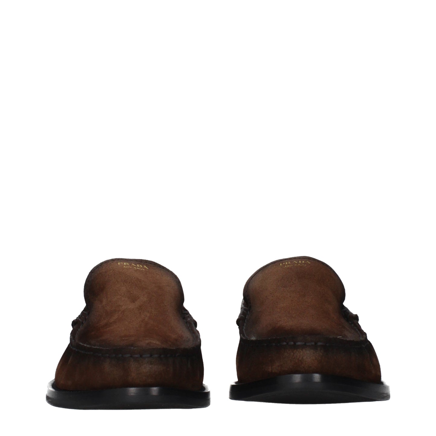 Prada Loafers Women Suede Brown/Cocoa